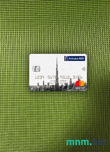 UAE Dubai Emirates NBD bank wygląd zdjęcia mastercard skan PSD + zdjęcie